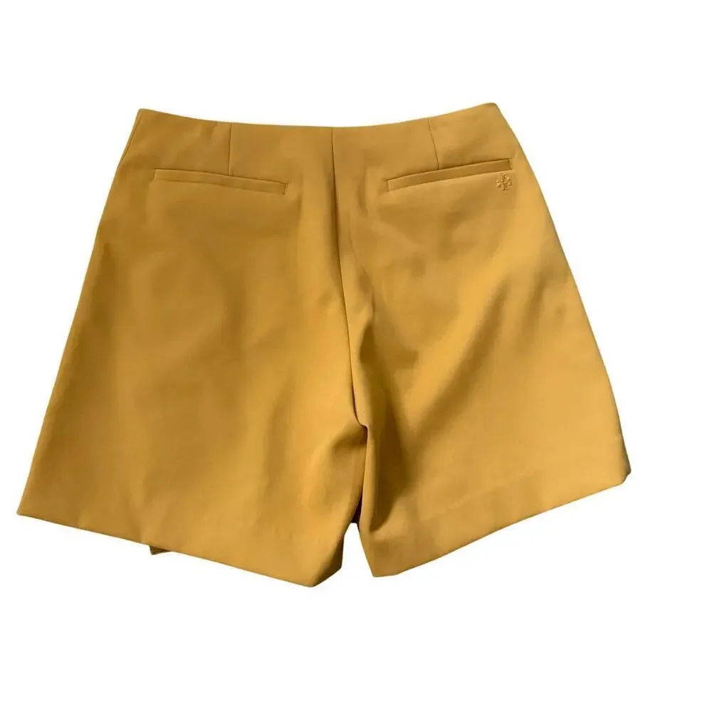 Tory Burch Sport Tech Twill Golf Skort - Yellow - Small